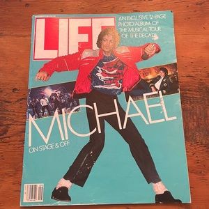 Life Magazine Michael On Stage and Off September 1984 Volume 7, Number 10